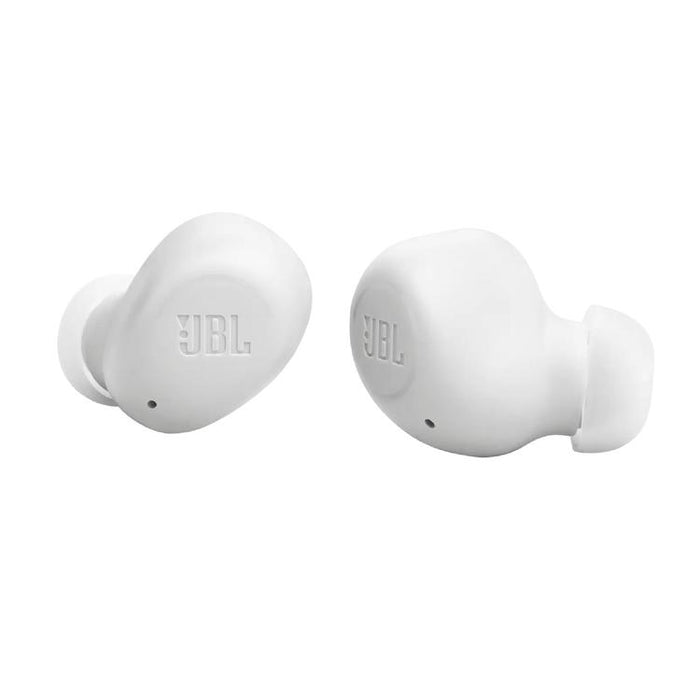 JBL Vibe Buds | Écouteurs intra-auriculaires - Sans fil - Bluetooth - Technologie Smart Ambient - Blanc-SONXPLUS Val-des-sources