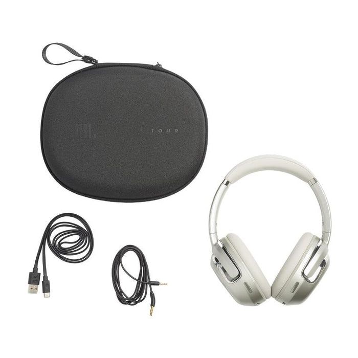 JBL Tour One M2 | Écouteurs circum-auriculaires - Sans fil - Bluetooth - Réduction de Bruit Adaptative - Champagne-SONXPLUS Val-des-sources