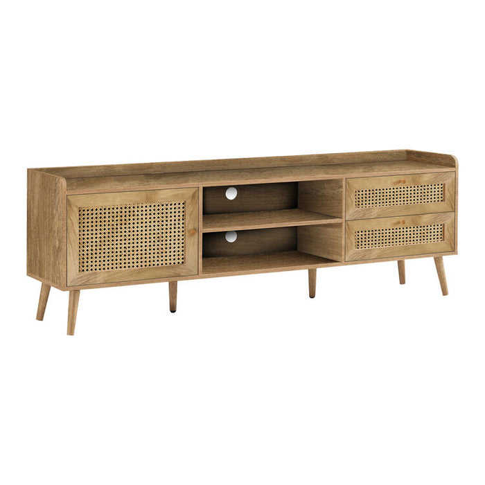 Monarch Specialties I 2723 | Meuble pour téléviseur 72'' - Avec rangement - Noyer-SONXPLUS Val-des-sources