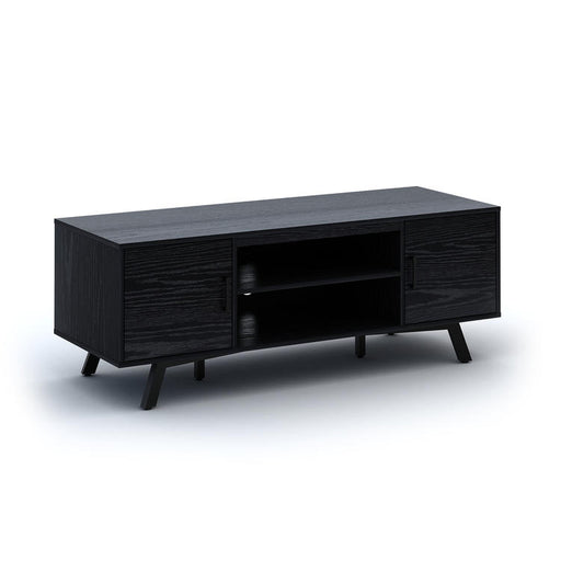Sonora S40V55N | Meuble téléviseur - 2 Armoires - 55" de large - Noir-SONXPLUS Val-des-sources