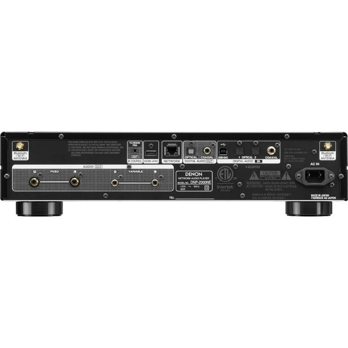 Denon DNP-2000NE | Lecteur réseau Haute Résolution - HEOS intégré - Wi-fi - Noir-SONXPLUS Val-des-sources