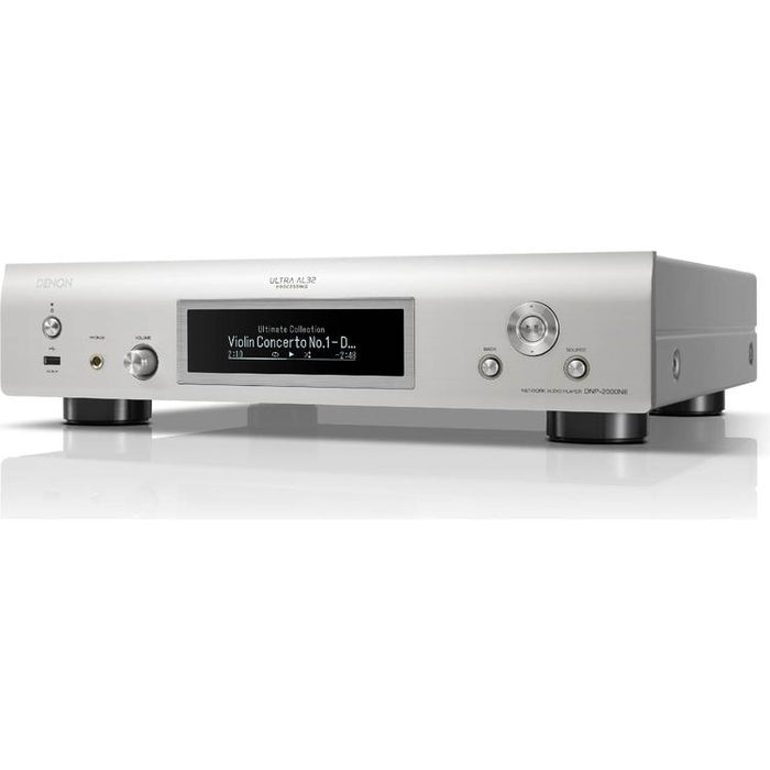 Denon DNP-2000NE | Lecteur réseau haute résolution - HEOS intégré - Wi-fi - Argent-SONXPLUS Val-des-sources