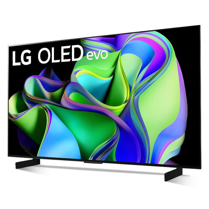 LG OLED42C3PUA | Téléviseur intelligent 42" OLED evo 4K - Série C3 - HDR - Processeur IA a9 Gen6 4K - Noir-SONXPLUS Val-des-sources