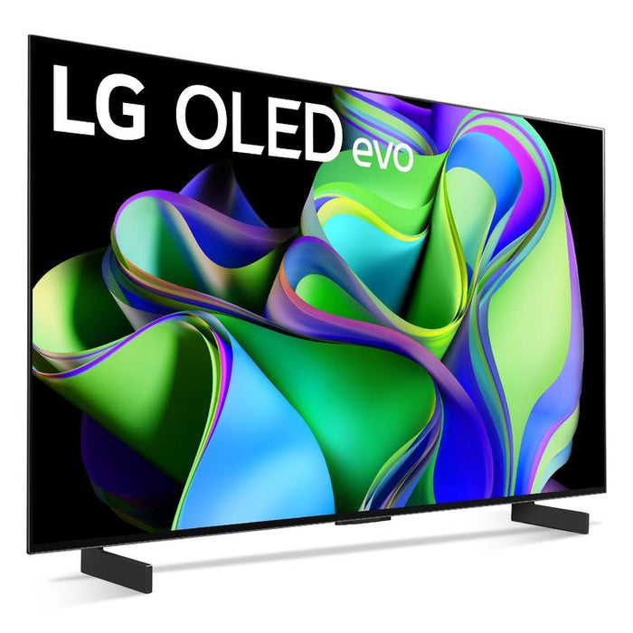 LG OLED42C3PUA | Téléviseur intelligent 42" OLED evo 4K - Série C3 - HDR - Processeur IA a9 Gen6 4K - Noir-SONXPLUS Val-des-sources