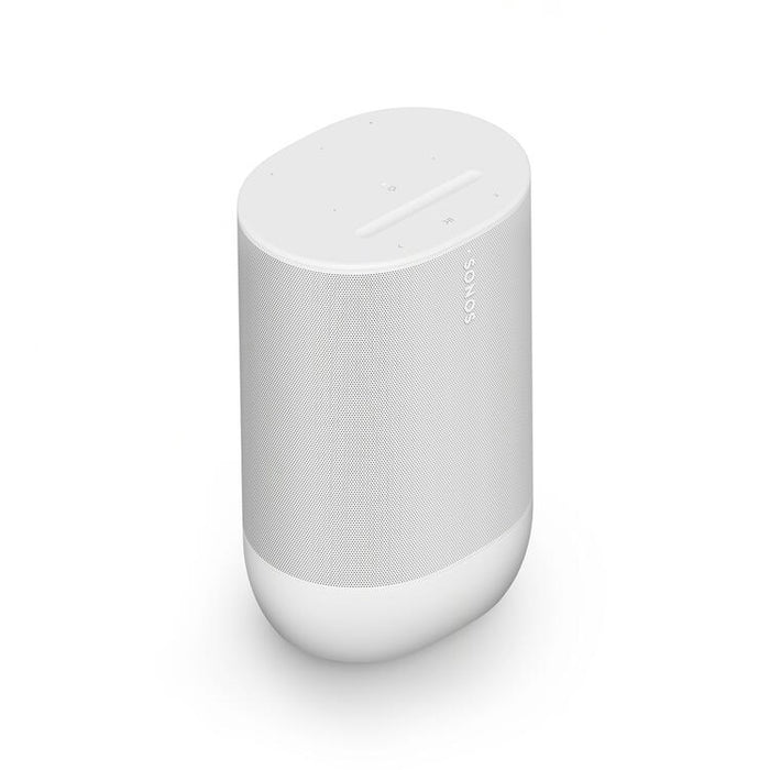 Sonos Move 2 | Haut-parleur sans fil - Stéréo - Commande Vocale - Jusqu'à 24 heures d'autonomies - Blanc-SONXPLUS Val-des-sources