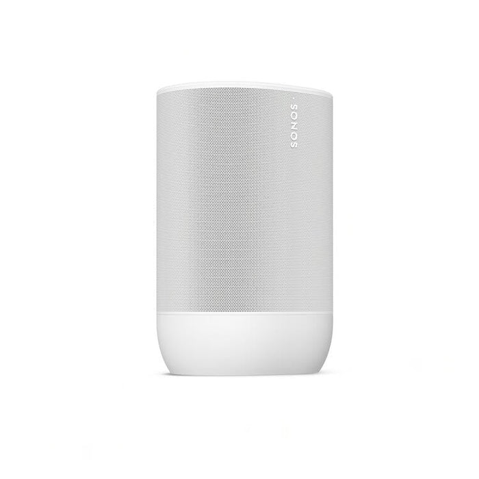 Sonos Move 2 | Haut-parleur sans fil - Stéréo - Commande Vocale - Jusqu'à 24 heures d'autonomies - Blanc-SONXPLUS Val-des-sources