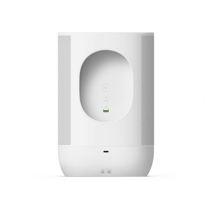 Sonos Move 2 | Haut-parleur sans fil - Stéréo - Commande Vocale - Jusqu'à 24 heures d'autonomies - Blanc-SONXPLUS Val-des-sources