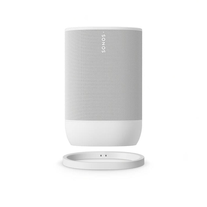 Sonos Move 2 | Haut-parleur sans fil - Stéréo - Commande Vocale - Jusqu'à 24 heures d'autonomies - Blanc-SONXPLUS Val-des-sources