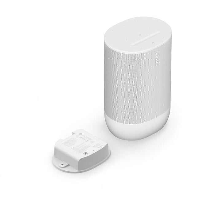Sonos Move 2 | Haut-parleur sans fil - Stéréo - Commande Vocale - Jusqu'à 24 heures d'autonomies - Blanc-SONXPLUS Val-des-sources