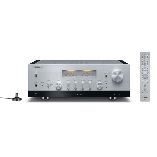 Yamaha RN2000A | Récepteur réseau hi-fi stéréo avec MusicCast - 120 W + 120 W - Airplay - Argent-SONXPLUS Val-des-sources