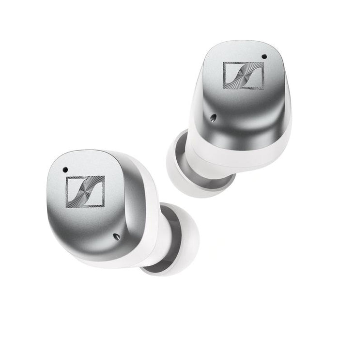 Sennheiser MOMENTUM True Wireless 4 | Écouteurs intra-auriculaires - Sans fil - Réduction adaptative du bruit - Blanc/Argent-SONXPLUS Val-des-sources