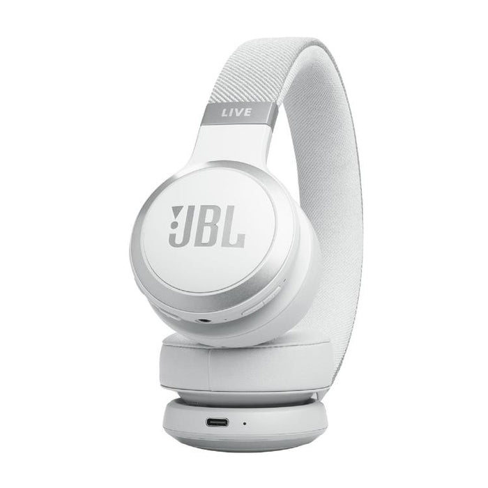JBL Live 670NC | Écouteurs circum-auriculaires - Sans fil - Bluetooth - Blanc-SONXPLUS Val-des-sources