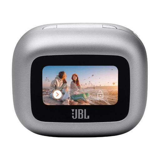 JBL Live Buds 3 | Écouteurs intra-auriculaires - Écran tactile LED 1,45" - Bluetooth - Argent-SONXPLUS Val-des-sources