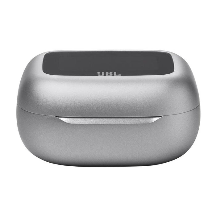 JBL Live Buds 3 | Écouteurs intra-auriculaires - Écran tactile LED 1,45" - Bluetooth - Argent-SONXPLUS Val-des-sources