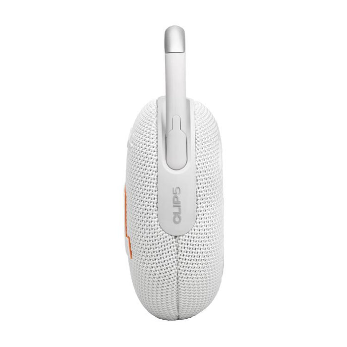 JBL Clip 5 | Haut-parleur à mousqueton portable - Bluetooth - IP67 - Blanc-SONXPLUS Val-des-sources