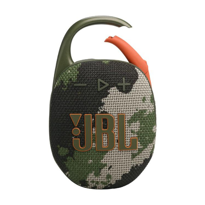 JBL Clip 5 | Haut-parleur à mousqueton portable - Bluetooth - IP67 - Camouflage-SONXPLUS Val-des-sources