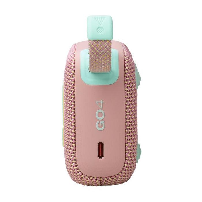 JBL GO 4 | Mini haut-parleur portable - Bluetooth - IP67 - Rose-SONXPLUS Val-des-sources