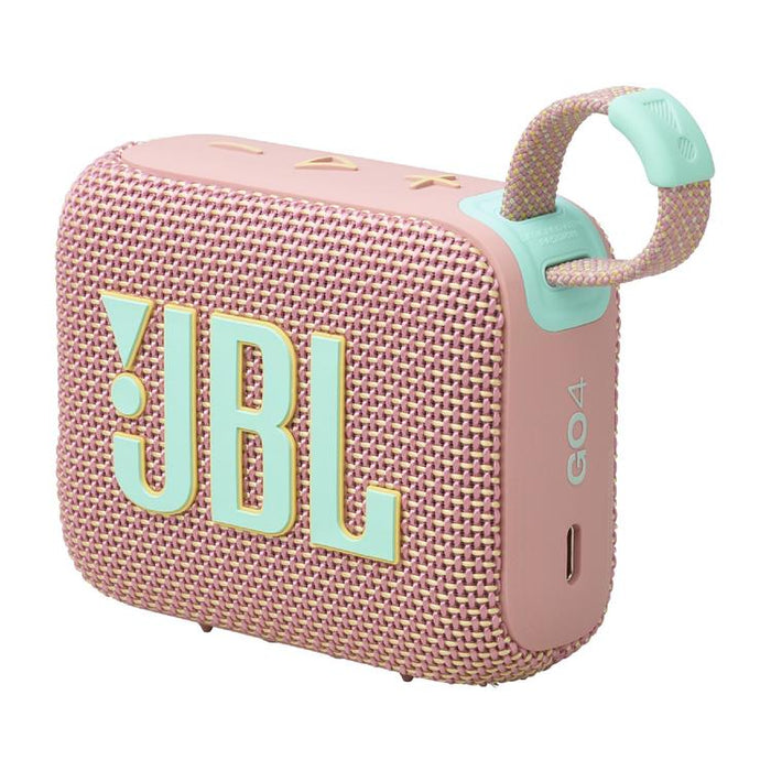 JBL GO 4 | Mini haut-parleur portable - Bluetooth - IP67 - Rose-SONXPLUS Val-des-sources