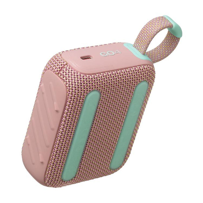 JBL GO 4 | Mini haut-parleur portable - Bluetooth - IP67 - Rose-SONXPLUS Val-des-sources