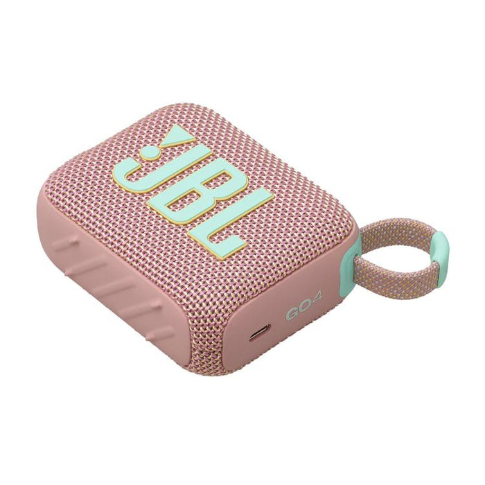 JBL GO 4 | Mini haut-parleur portable - Bluetooth - IP67 - Rose-SONXPLUS Val-des-sources