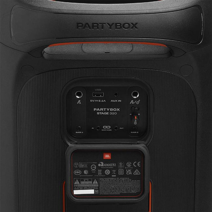 JBL PartyBox Stage 320 | Haut-parleur portable - Sans fil - Bluetooth - Effets lumineux - 240 W - Noir-SONXPLUS Val-des-sources