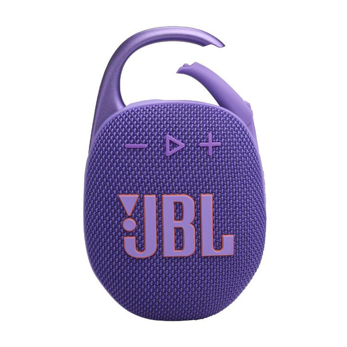JBL Clip 5 | Haut-parleur à mousqueton portable - Bluetooth - IP67 - Mauve-SONXPLUS Val-des-sources