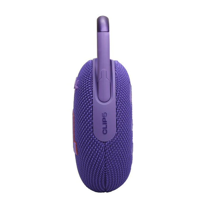 JBL Clip 5 | Haut-parleur à mousqueton portable - Bluetooth - IP67 - Mauve-SONXPLUS Val-des-sources