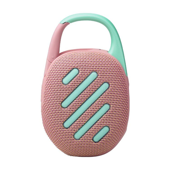 JBL Clip 5 | Haut-parleur à mousqueton portable - Bluetooth - IP67 - Rose-SONXPLUS Val-des-sources