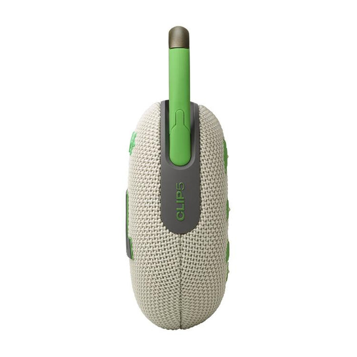 JBL Clip 5 | Haut-parleur à mousqueton portable - Bluetooth - IP67 - Sable-SONXPLUS Val-des-sources