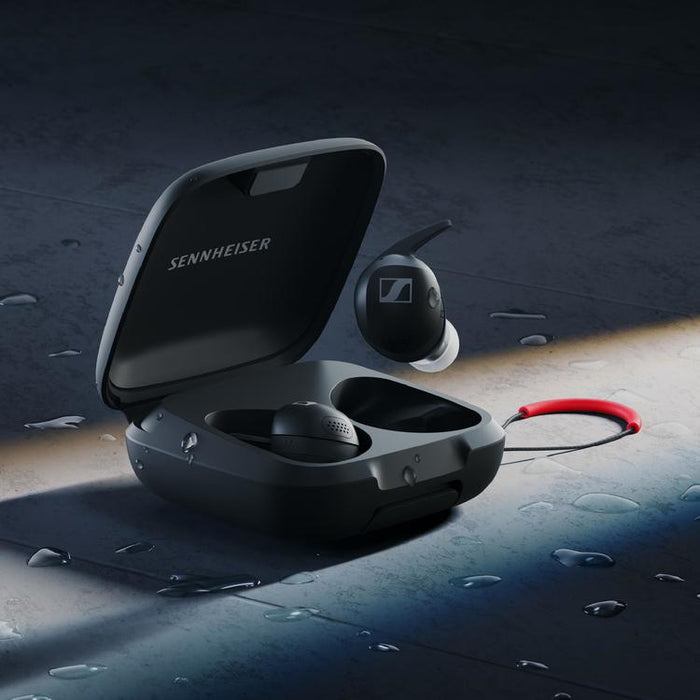 Sennheiser Momentum Sport | Écouteurs intra-auriculaires - Sans fil - Réduction active du bruit - Noir-SONXPLUS Val-des-sources