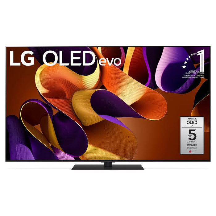 LG OLED65G4SUB | Téléviseur 65" 4K OLED - 120Hz - Série G4 - Processeur IA a11 4K - Noir-SONXPLUS Val-des-sources