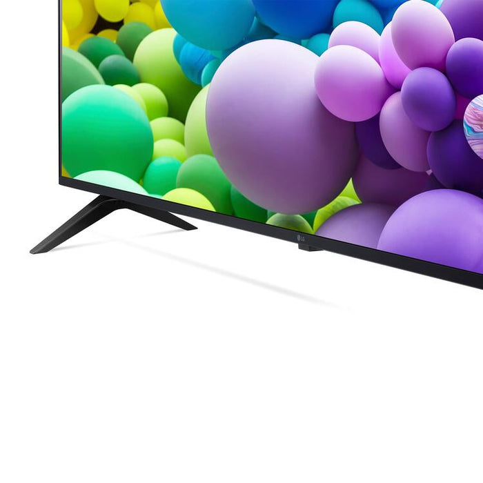 LG 65UT7570PUB | Téléviseur 65" - 4K Ultra HD - DEL - Série UT7570 - HDR - Smart WebOS - 60 Hz natif - Processeur IA a5 Gen7 4K - Noir-SONXPLUS Val-des-sources