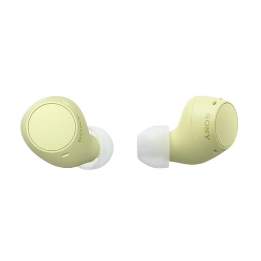 Sony WF-C510 | Écouteurs intra-auriculaires - 100% Sans fil - Bluetooth - Microphone - Jusqu'à 22 heures d'autonomie - IPX4 - Jaune-SONXPLUS Val-des-sources