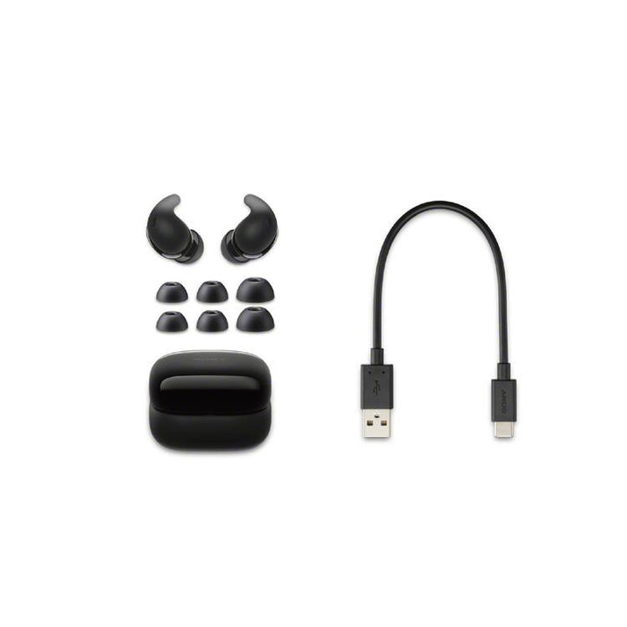 Sony LinkBuds Fit | Écouteurs intra-auriculaires - 100% Sans fil - Bluetooth - Microphone - Suppression active du bruit - Noir-SONXPLUS Val-des-sources