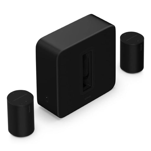 Sonos | Ensemble complémentaire haut de gamme pour cinéma maison - Sub 4 + 2 Era 100 - Noir-SONXPLUS Val-des-sources