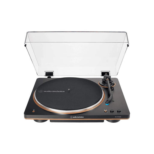 Audio-Technica AT-LP70XBTBZ | Table tournante Stéréo - Sans fil - Bluetooth - Entraînement par courroie - Entièrement automatique - Noir/Bronze-SONXPLUS Val-des-sources