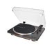 Audio-Technica AT-LP70XBTBZ | Table tournante Stéréo - Sans fil - Bluetooth - Entraînement par courroie - Entièrement automatique - Noir/Bronze-SONXPLUS Val-des-sources