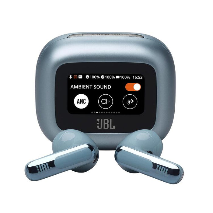 JBL Live Flex 3 | Écouteurs intra-auriculaire - Sans fil - Réduction de bruit - Écran tactile 1,45" - Bleu-SONXPLUS Val-des-sources