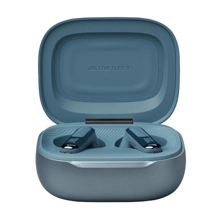 JBL Live Flex 3 | Écouteurs intra-auriculaire - Sans fil - Réduction de bruit - Écran tactile 1,45" - Bleu-SONXPLUS Val-des-sources