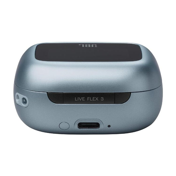 JBL Live Flex 3 | Écouteurs intra-auriculaire - Sans fil - Réduction de bruit - Écran tactile 1,45" - Bleu-SONXPLUS Val-des-sources