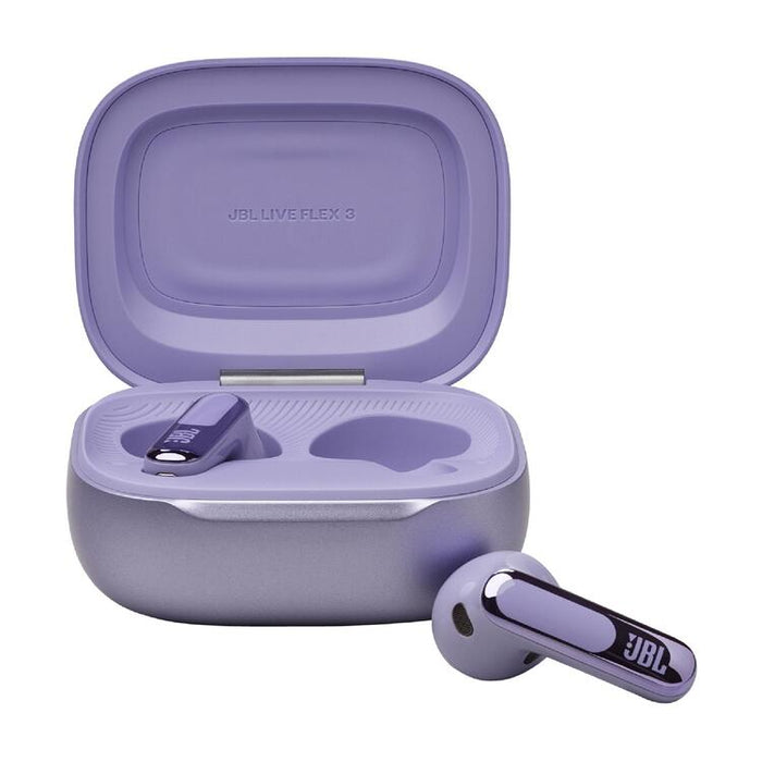 JBL Live Flex 3 | Écouteurs intra-auriculaire - Sans fil - Réduction de bruit - Écran tactile 1,45" - Mauve-SONXPLUS Val-des-sources