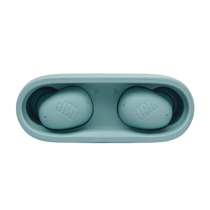 JBL Vibe Buds 2 | Écouteurs intra-auriculaires - Sans fil - Bluetooth - Technologie Smart Ambient - Bleu-SONXPLUS Val-des-sources