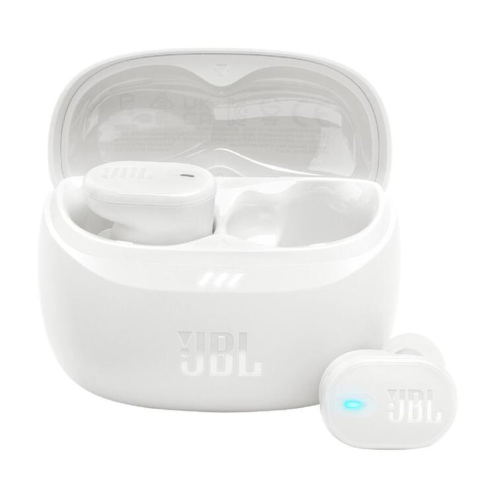 JBL Tune Buds 2 | Écouteurs intra-auriculaires - 100% - Sans fil - Bluetooth - Réduction de bruit - 6 microphones - Blanc-SONXPLUS Val-des-sources