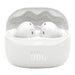 JBL Tune Beam 2 | Écouteurs intra-auriculaires - 100% Sans fil - Bluetooth - Smart Ambient - 6 Microphones - Blanc-SONXPLUS Val-des-sources