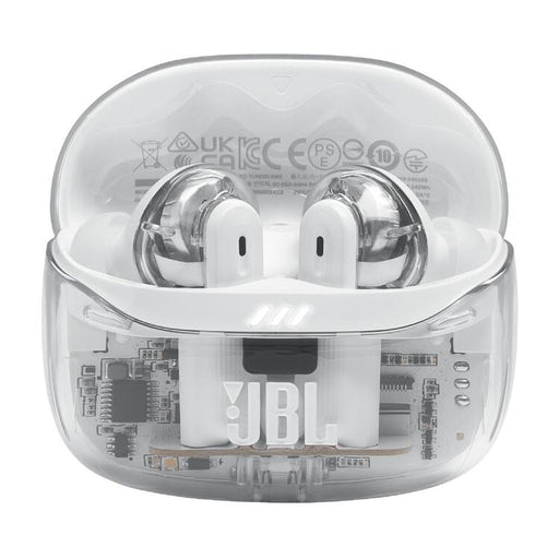 JBL Tune Beam 2 | Écouteurs intra-auriculaires - 100% Sans fil - Bluetooth - Smart Ambient - 6 Microphones - Blanc Fantôme-SONXPLUS Val-des-sources