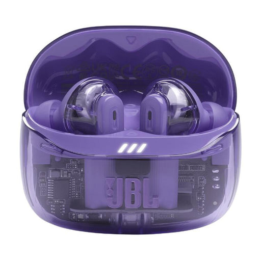 JBL Tune Beam 2 | Écouteurs intra-auriculaires - 100% Sans fil - Bluetooth - Smart Ambient - 6 Microphones - Mauve Fantôme-SONXPLUS Val-des-sources