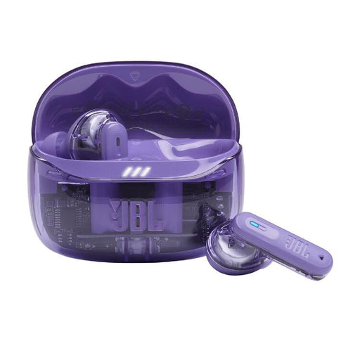 JBL Tune Beam 2 | Écouteurs intra-auriculaires - 100% Sans fil - Bluetooth - Smart Ambient - 6 Microphones - Mauve Fantôme-SONXPLUS Val-des-sources