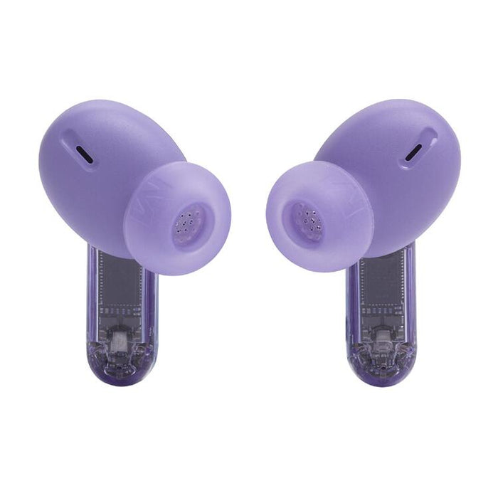 JBL Tune Beam 2 | Écouteurs intra-auriculaires - 100% Sans fil - Bluetooth - Smart Ambient - 6 Microphones - Mauve Fantôme-SONXPLUS Val-des-sources