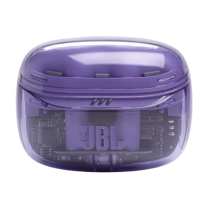 JBL Tune Beam 2 | Écouteurs intra-auriculaires - 100% Sans fil - Bluetooth - Smart Ambient - 6 Microphones - Mauve Fantôme-SONXPLUS Val-des-sources
