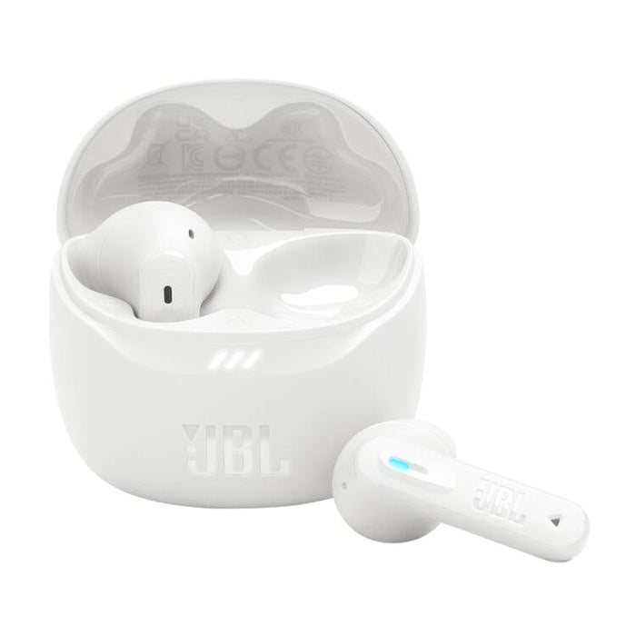 JBL Tune Flex 2 | Écouteurs intra-auriculaires - 100% Sans fil - Bluetooth - Réduction de bruit - 6 Microphones - IP54 - Blanc-SONXPLUS Val-Des-Sources